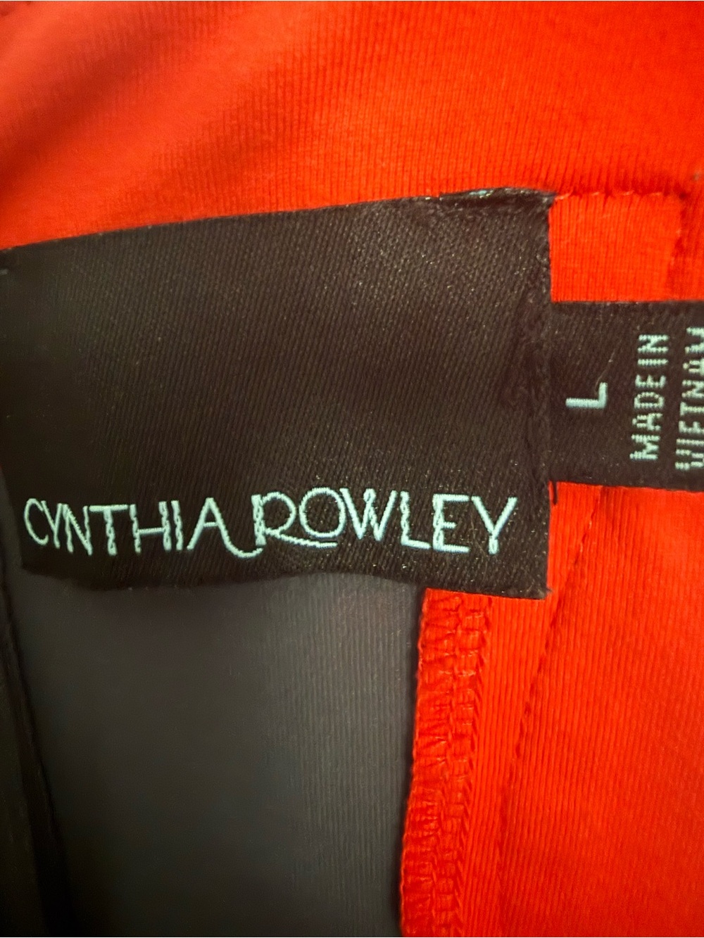 Cynthia Rowley Grey and Red Sleeveless Fit-and-Flare Dress - Picture 3 of 5